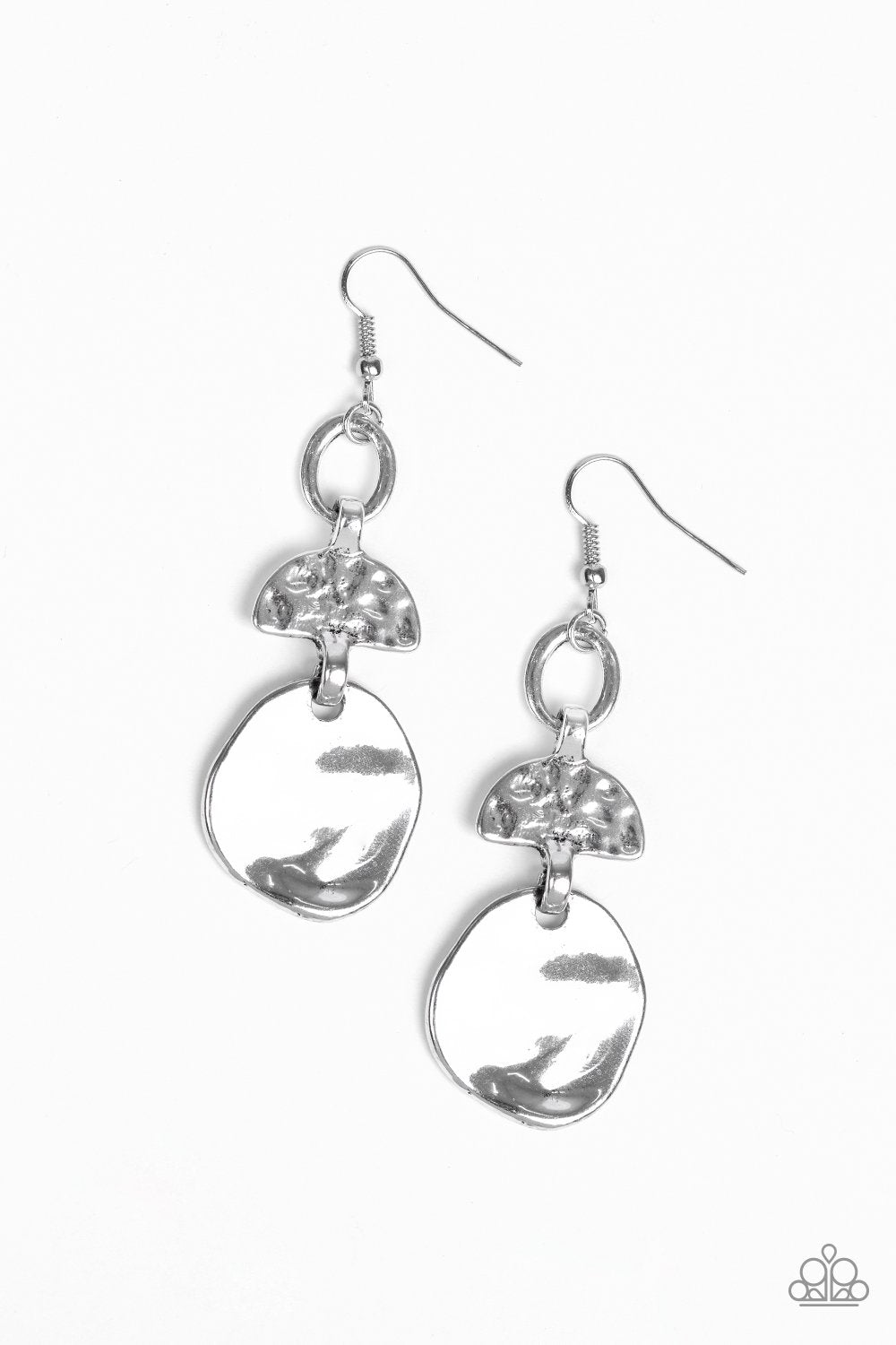 Paparazzi Melting Pot - SIlver Earrings