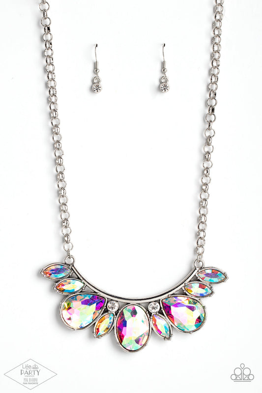 Paparazzi Never SLAY Never - Multi Iridescent Necklace