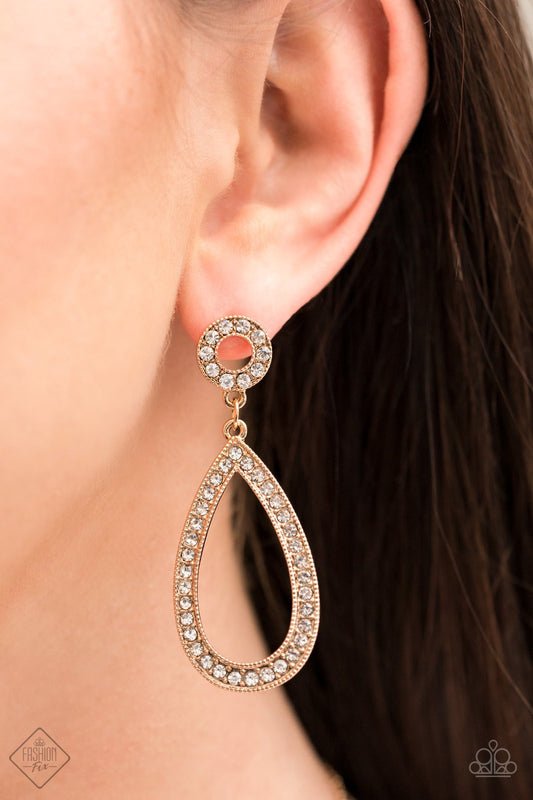 Paparazzi Regal Revival - Gold Earrings