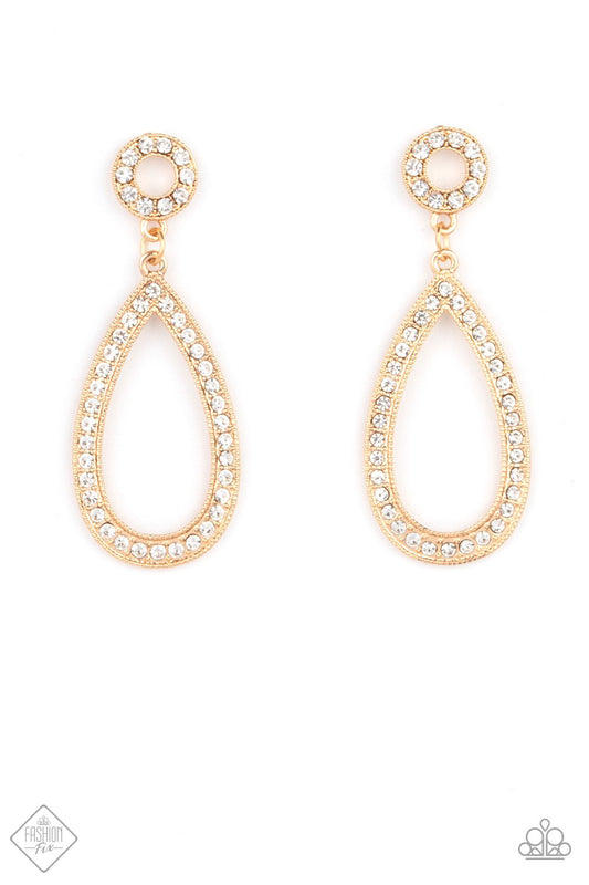 Paparazzi Regal Revival - Gold Earrings