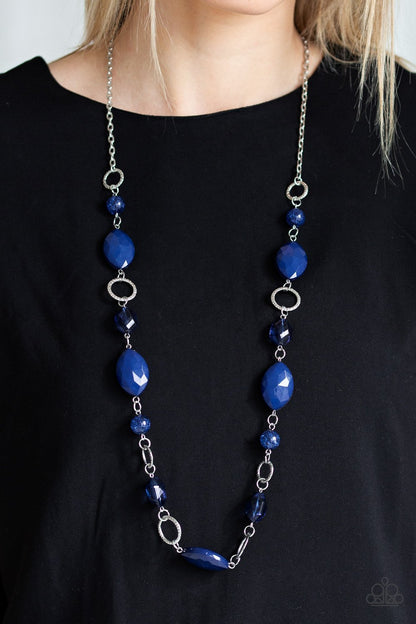 Paparazzi Shimmer Simmer - Blue Necklace