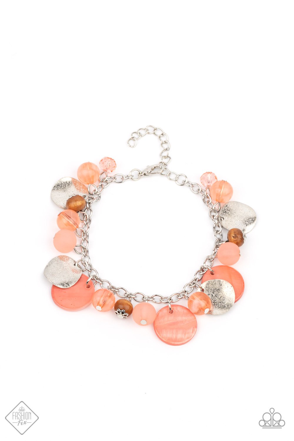 Paparazzi Springtime Spring - Orange Bracelet