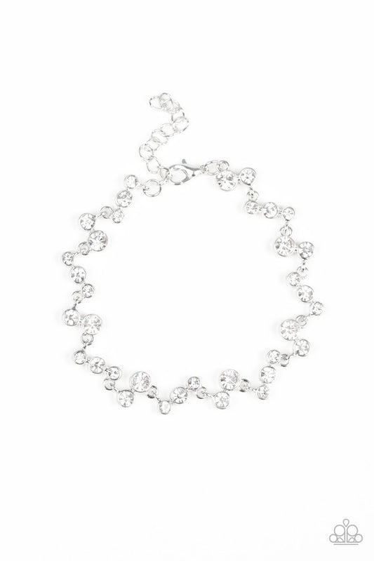 Paparazzi Starlit Stunner - White Bracelet