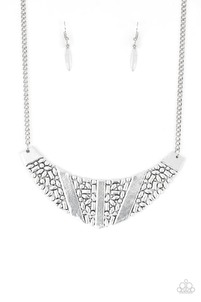 Paparazzi Terra Trailbreaker - Silver Necklace