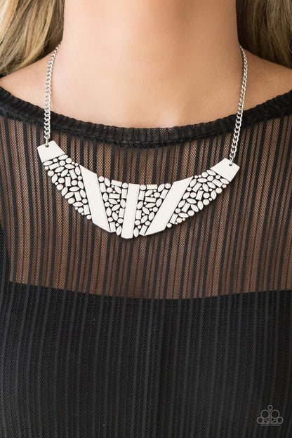 Paparazzi Terra Trailbreaker - Silver Necklace