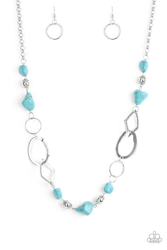 Paparazzi That's TERRA-rific! - Blue Necklace