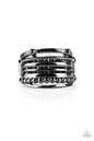 Paparazzi The STEEL Of Night - Black Ring