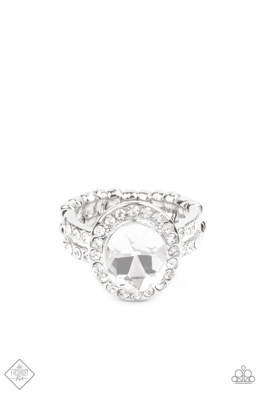 Paparazzi Unstoppable Sparkle - White Ring