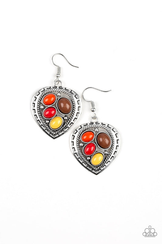 Paparazzi Wild Heart Wonder Multi Earrings