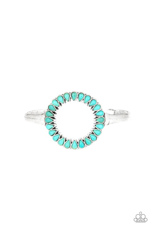 Paparazzi Divinely Desert - Blue Bracelet