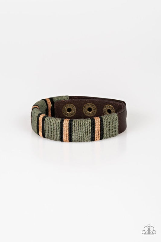 Paparazzi Future Forester - Brown Urban Bracelet