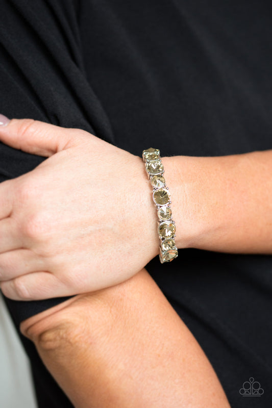 Paparazzi Born To Bedazzle - Brown Bracelet