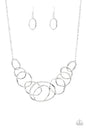 Paparazzi All Around Radiance - Silver Necklace