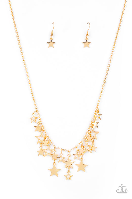 Paparazzi Stellar Stardom - Gold Necklace