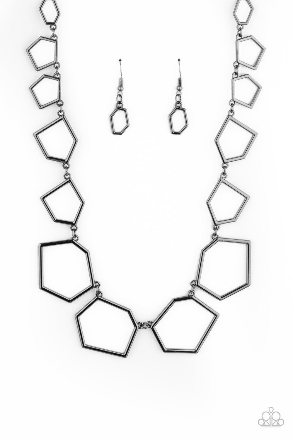 Paparazzi Full Frame Fashion - Black Necklace