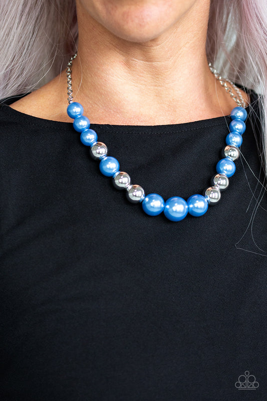 Paparazzi Take Note - Blue Necklace