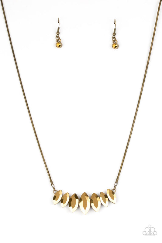 Paparazzi Leading Lady - Brass Necklace