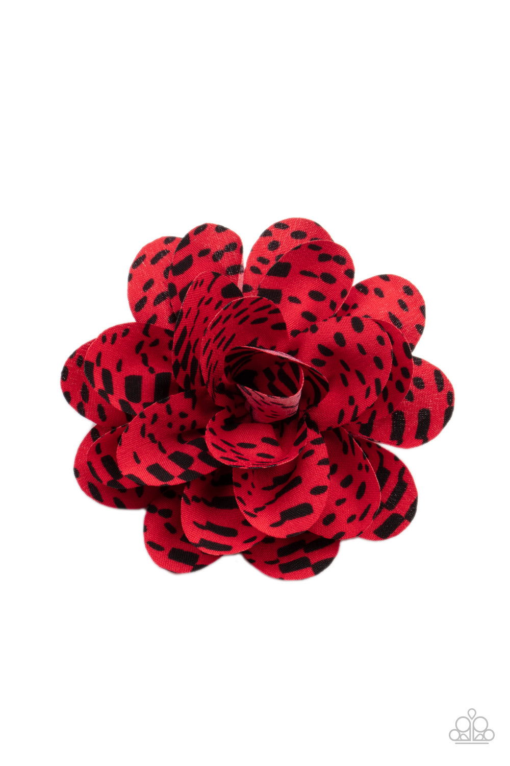 Paparazzi Patterned Paradise - Red Hair Clip
