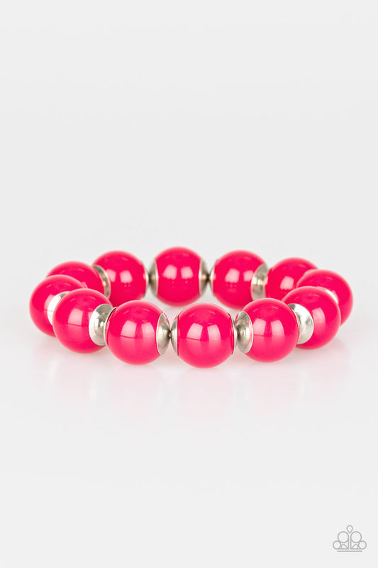 Paparazzi Candy Shop Sweetheart - Pink Bracelet