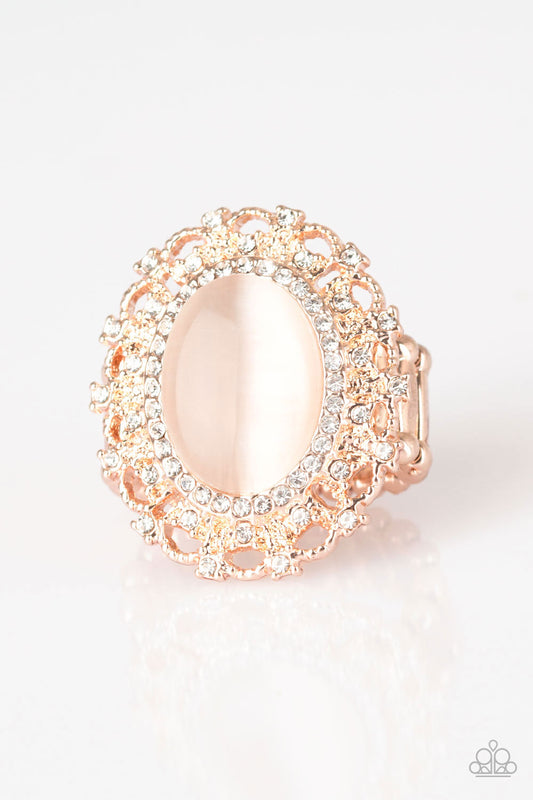 Paparazzi BAROQUE The Spell - Rose Gold Ring