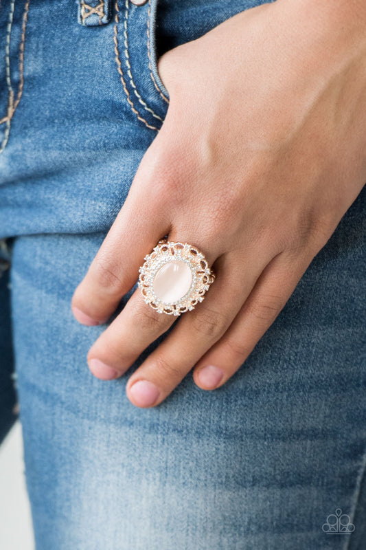 Paparazzi BAROQUE The Spell - Rose Gold Ring