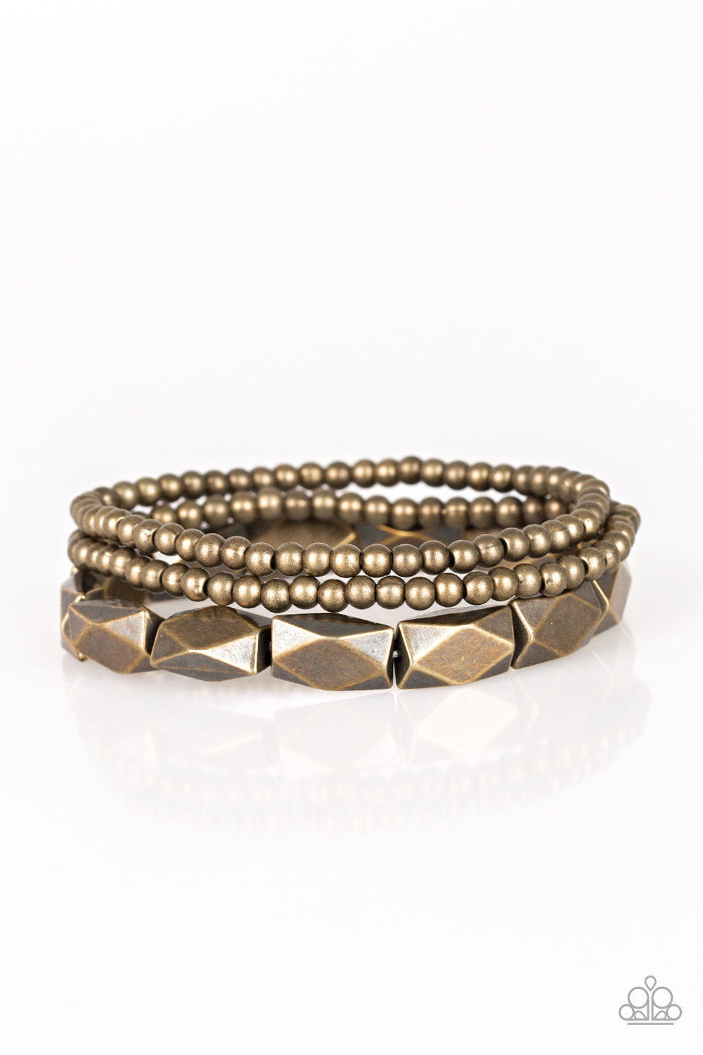 Paparazzi Metal Movement - Brass Bracelet