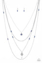 Paparazzi Key Keynote - Blue Necklace