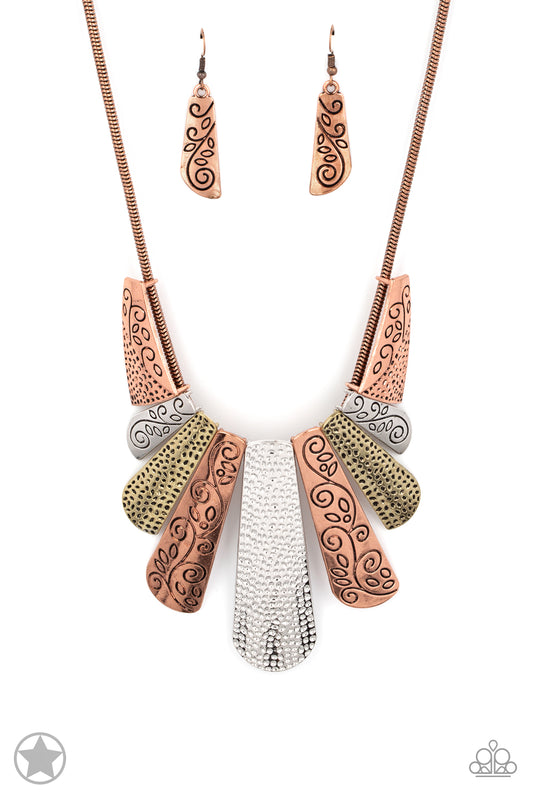 Paparazzi Untamed - Copper Necklace