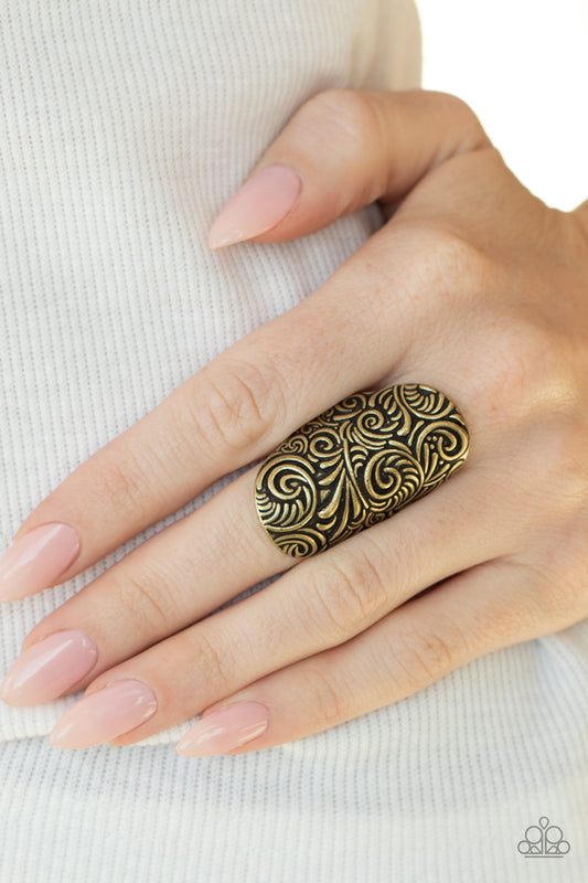 Paparazzi Paisley Paradise - Brass Ring