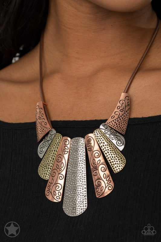 Paparazzi Untamed - Copper Necklace