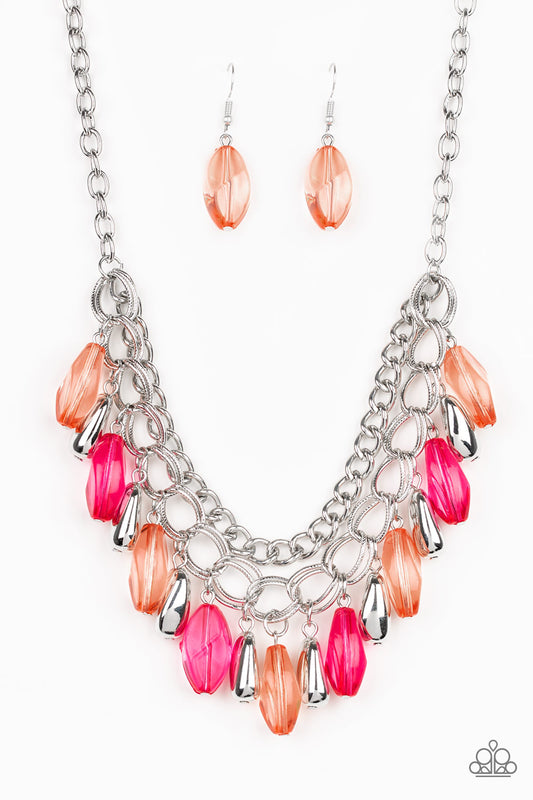 Paparazzi Spring Daydream - Multi Pink Necklace