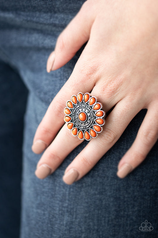 Paparazzi Posy Paradise - Orange Ring