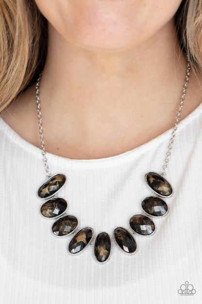 Paparazzi Elliptical Episode - Black Necklace