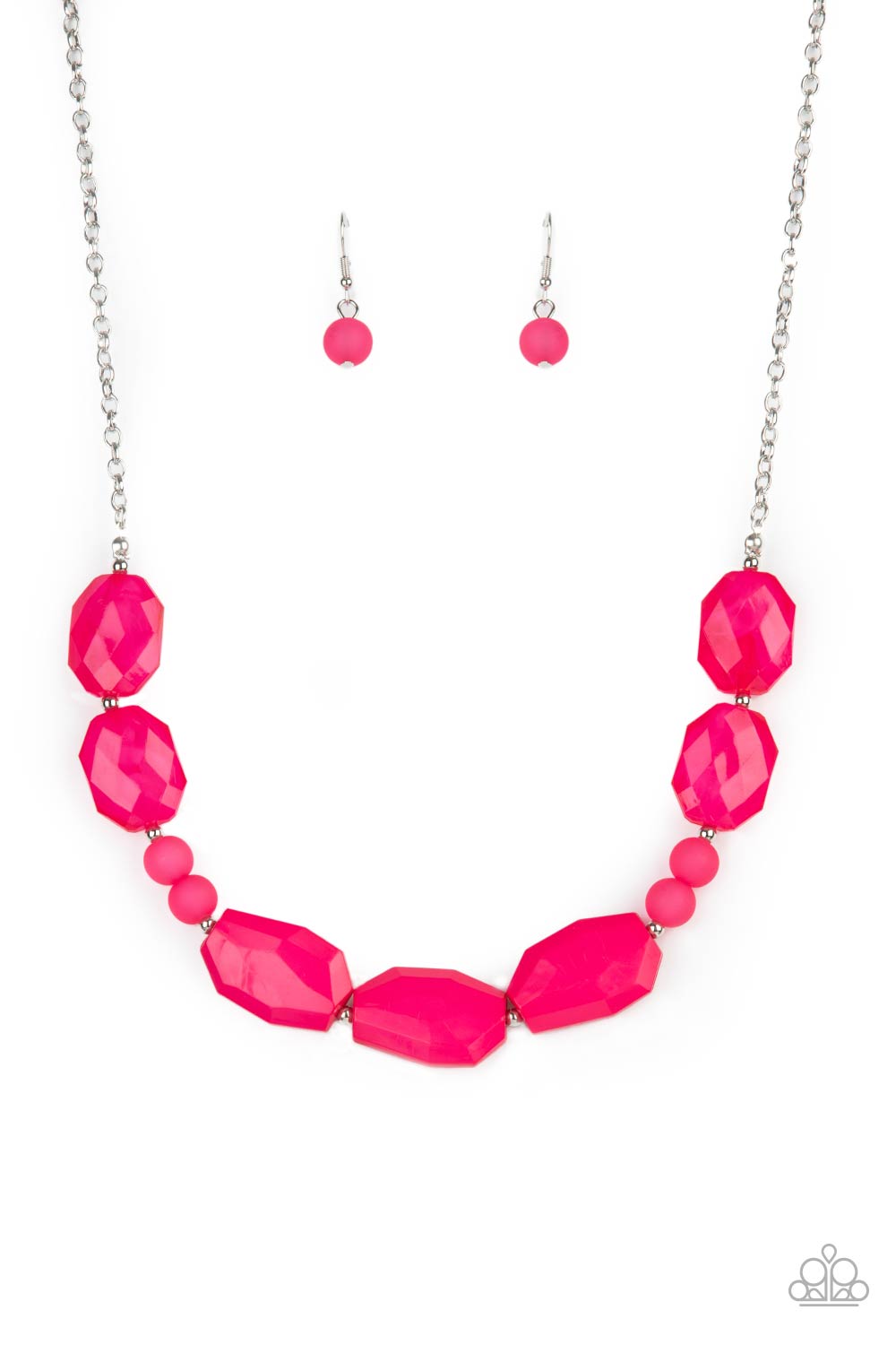 Paparazzi Melrose Melody - Pink Necklace