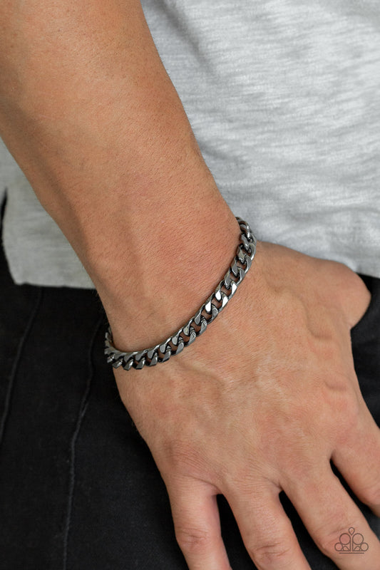 Paparazzi Take It To The Bank - Black Men's Bracelet