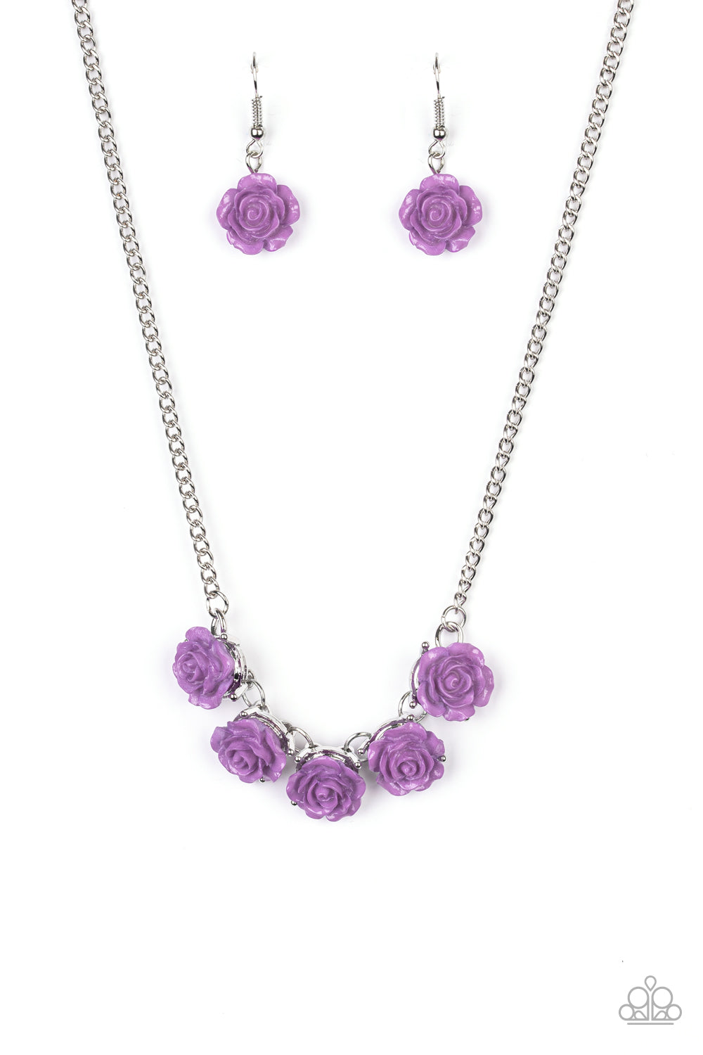 Paparazzi Garden Party Posh - Purple Necklace