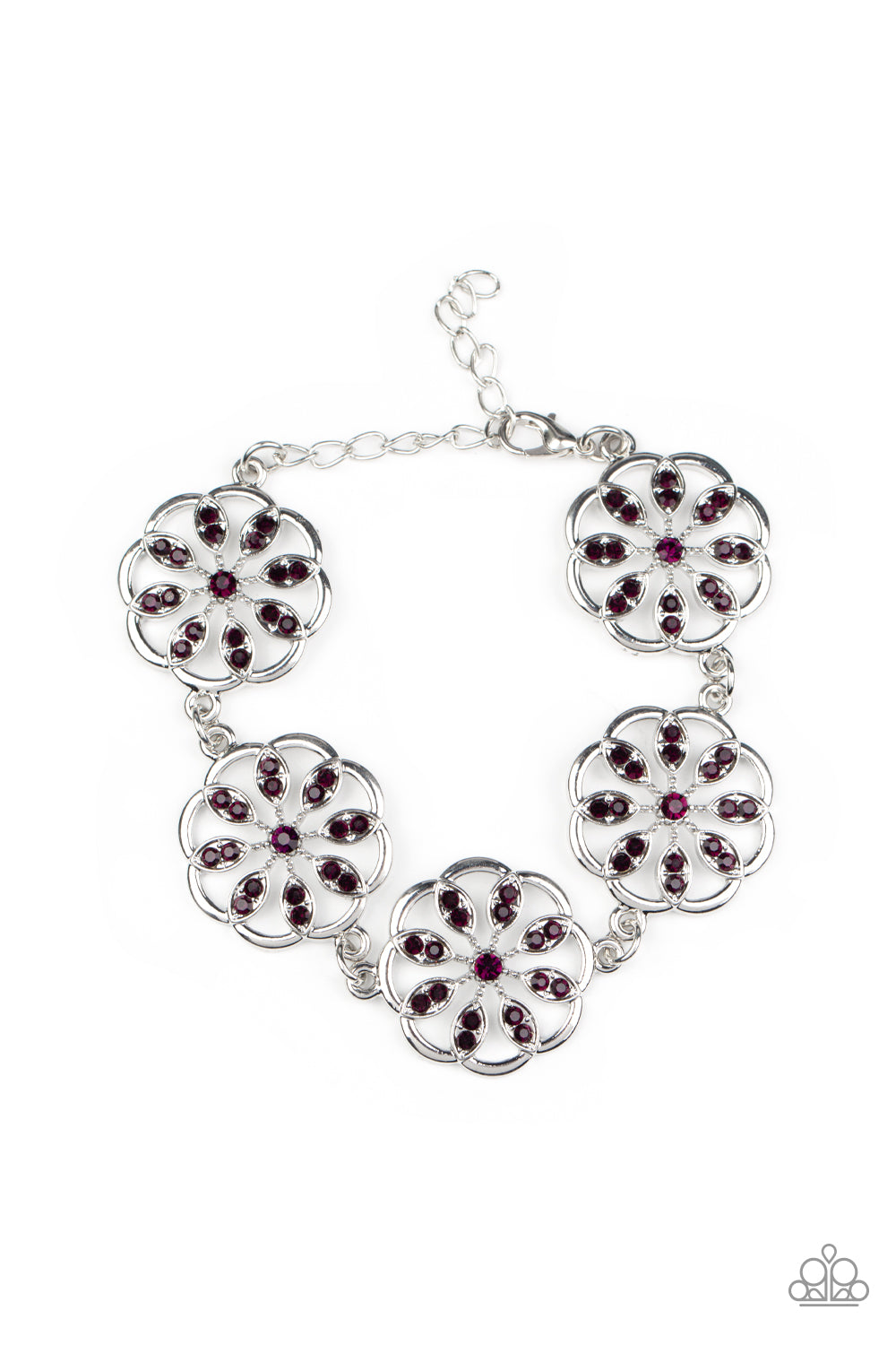 Paparazzi Blooming Bling - Purple Bracelet