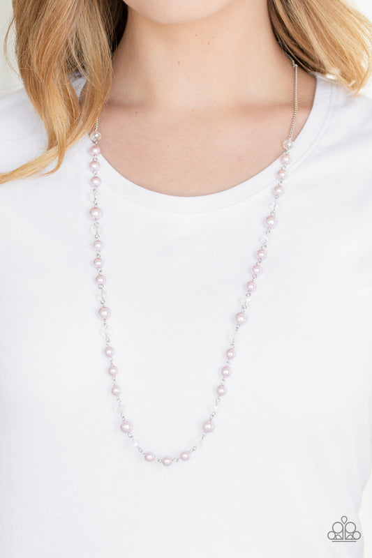 Paparazzi Pristine Prestige - Pink Necklace