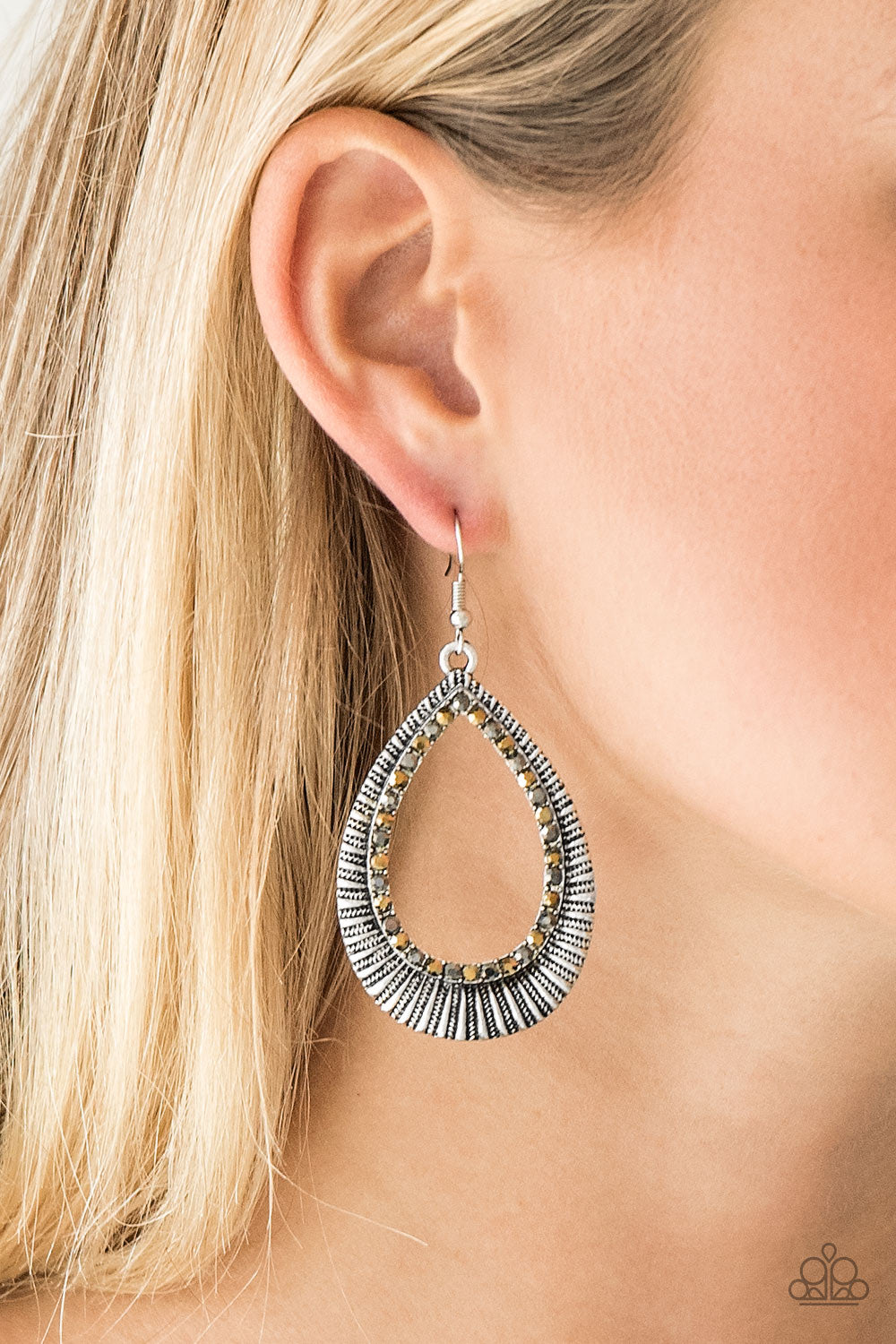 Paparazzi Right As REIGN - Multi Earrings