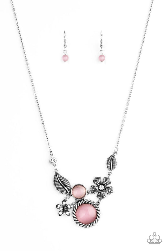 Paparazzi Exquisitely Eden - Pink Necklace