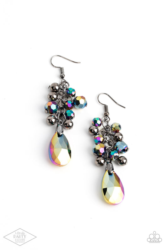 Paparazzi Before And AFTERGLOW - Multi Oil Spill Earrings