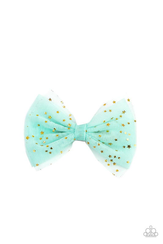 Paparazzi Twinkly Tulle - Blue Hair Clip