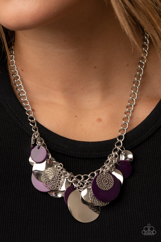 Paparazzi Oceanic Opera - Purple Necklace