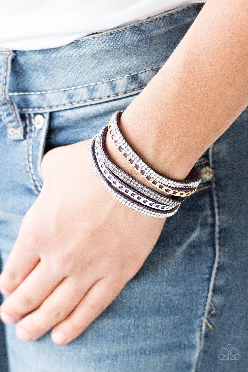 Paparazzi Fashion Fiend - Purple Urban Bracelet