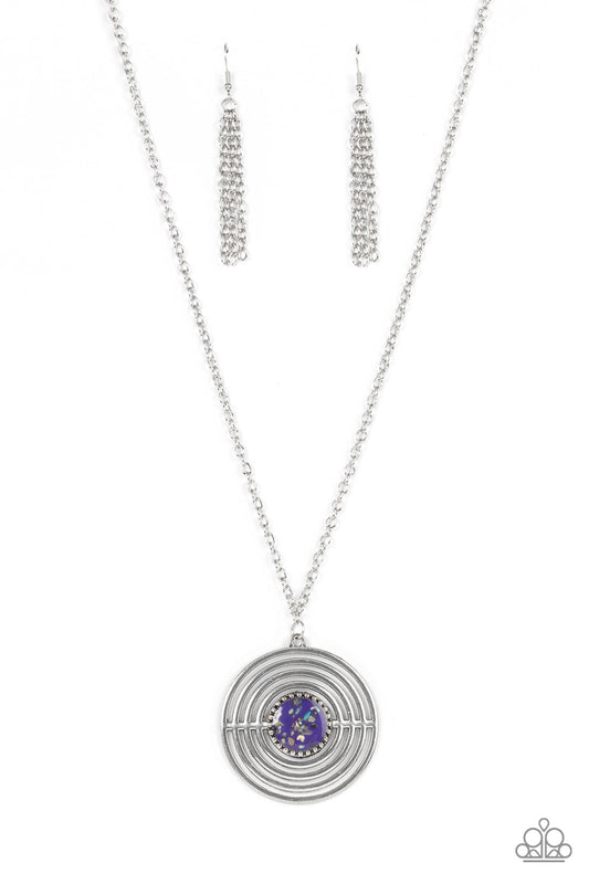 Paparazzi Targeted Tranquility - Purple Necklace