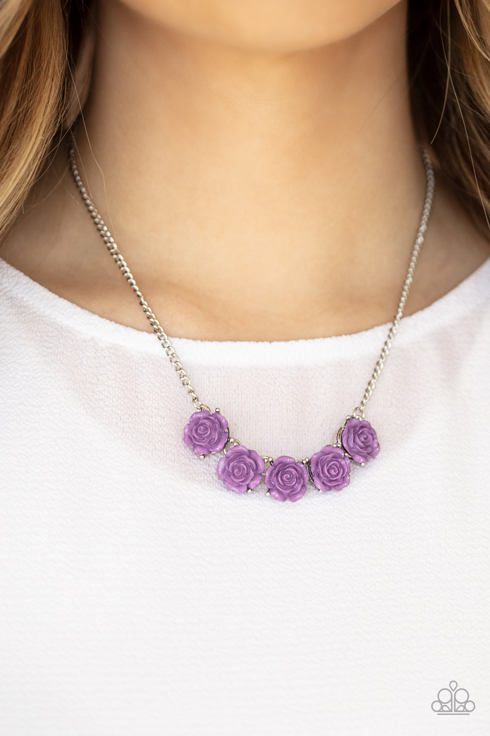 Paparazzi Garden Party Posh - Purple Necklace