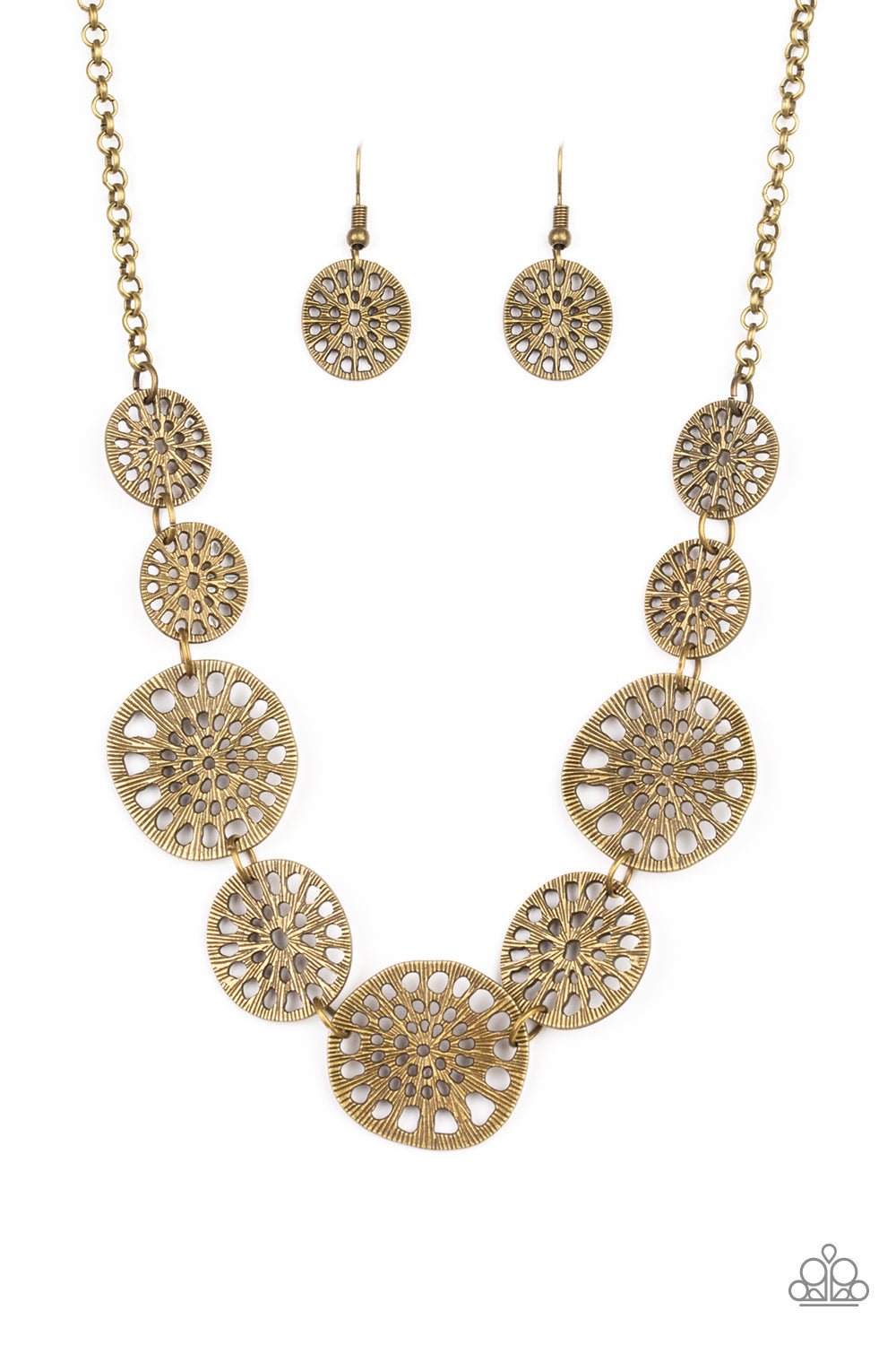 Paparazzi Your Own Free WHEEL - Brass Necklace