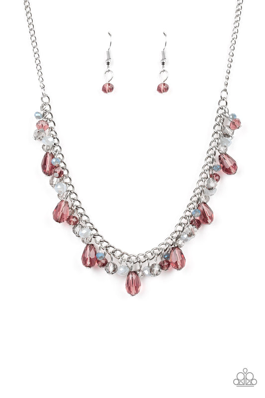 Paparazzi Courageously Catwalk - Purple Necklace