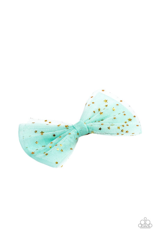 Paparazzi Twinkly Tulle - Blue Hair Clip