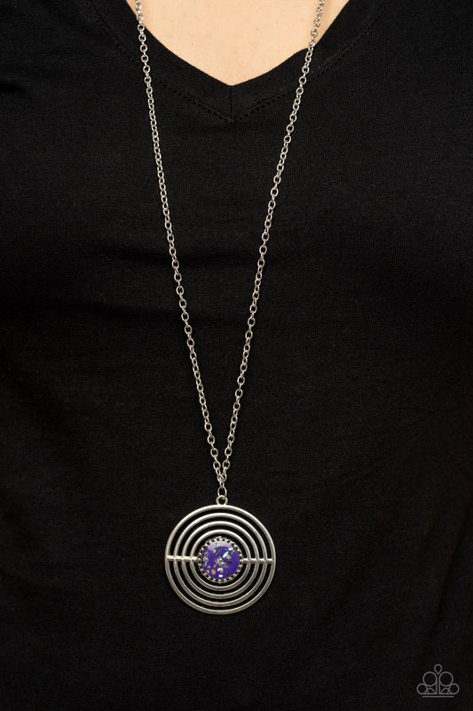 Paparazzi Targeted Tranquility - Purple Necklace